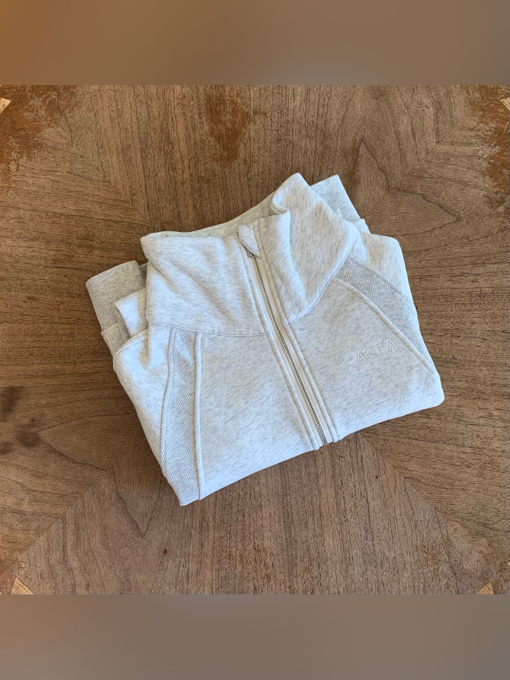 ACTA Heather Grey Trek Half Zip Sweatshirt